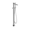 Crosswater The Varda Bath Shower Mixer Floor Standing Trim Chrome