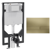Britton Venue Frame Set 5 Brushed Brass