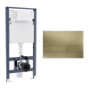 Crosswater Venue Frame Set 5 Brushed Brass