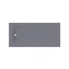 Crosswater Vito Textured Rectangle Shower Tray 800 x 1700 x 25mm Light Grey