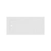 Crosswater Vito Textured Rectangle Shower Tray 800 x 1700 x 25mm Matt White