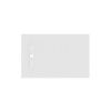Crosswater Vito Textured Rectangle Shower Tray 900 x 1400 x 25mm Matt White