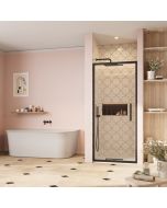 Crosswater Asura 8mm Infold Door Matt Black