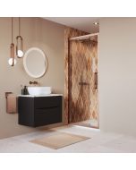 Crosswater Asura 8mm Infold Door Brushed Bronze