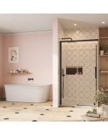 Crosswater Asura 8mm Sliding Door Matt Black