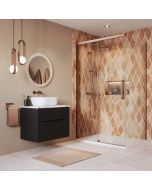 Crosswater Asura 8mm Sliding Door Brushed Bronze