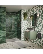 Crosswater Asura 8mm Hinged Door with Inline Slate