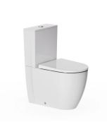 Crosswater Kai X Compact Close Coupled Toilet White Rimless Bundle