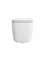 Crosswater Libra Wall Hung Toilet & Seat Matt White