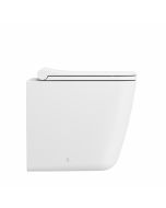 Crosswater Libra Back to Wall Toilet & Seat Matt White