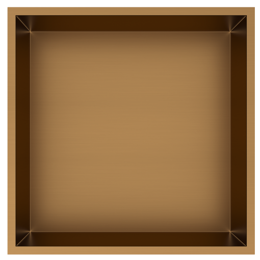 Bath Style Niche Non Lit 300 x 300mm Brushed Bronze