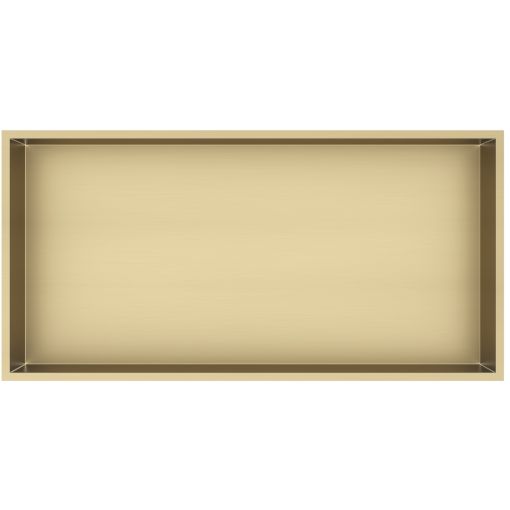 Bath Style Niche Non Lit 600 x 300mm Brushed Brass