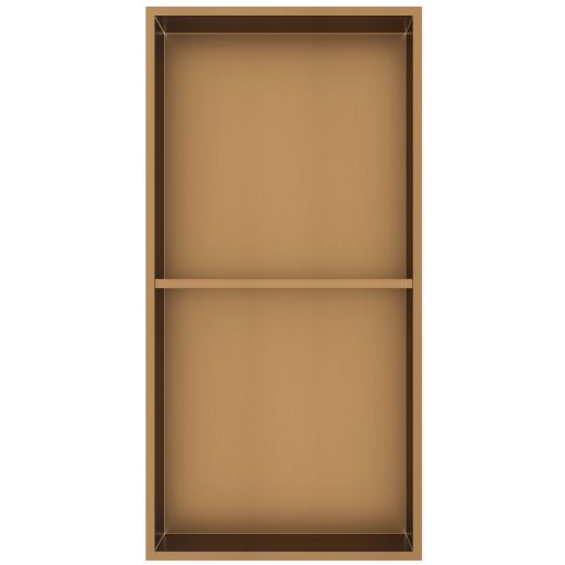 Bath Style Niche Dual Non Lit 600 x 300mm Brushed Bronze