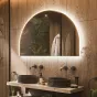 HiB Alba Arch LED H80 x W120cm Bathroom Mirror