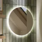 HIB Theme Adjustable Lighting Round 50cm Bathroom Mirror