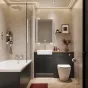 Hib Fold LED Bathroom H60 x W80.6cm Mirror with Adjustable Lighting