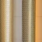 HiB Bastille Mesh LED W80 x H70 x D12.2cm Cabinet - Brushed Brass