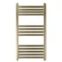 Just Taps VOS Straight Towel Radiator 800mm × 400mm-Brushed Brass 