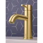 Just Taps VOS Single Lever Basin Mixer Brushed Brass
