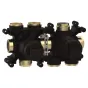 Crosswater MPRO Brushed Bronze Module 3 Outlet 2 Handle Trimset