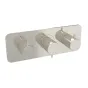 Saneux EDEN 3 way handles & plate finish kit in landscape (for ED021L.BN) - Brushed Nickel (PVD)