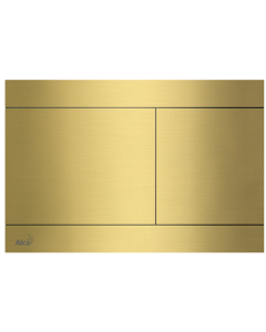 Alca Flat Metal Flush Plate – Brass