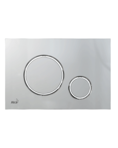 Alca thin flush plate (round) - matt/polished chrome