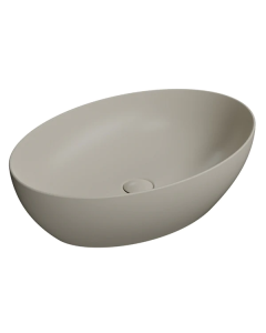 GSI Pura 60 x 42 Countertop Washbasin Oval-Matt Creta