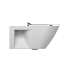 GSI Community Wall Hung WC with rimless Swirlflush 37x70 White