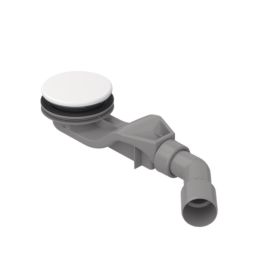 Bette Solid 30  Side Outlet Shower Waste, White 0.6  l/s