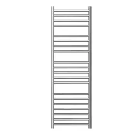 Nova 304 Stainless Steel Heated Towel Rail 1200 x 500mm Brushed Stainless Steel