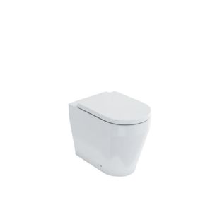 Britton Stadium Back To Wall WC & Seat Gloss White