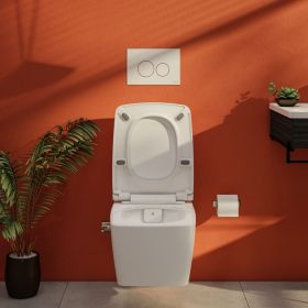Vitra Aquacare M-Line Wall Hung Bidet Toilet with Integrated  Valve - 76720036204