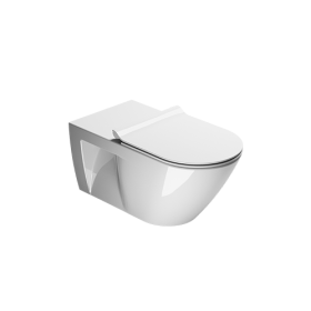 GSI Community Wall Hung WC with rimless Swirlflush 37x70 White