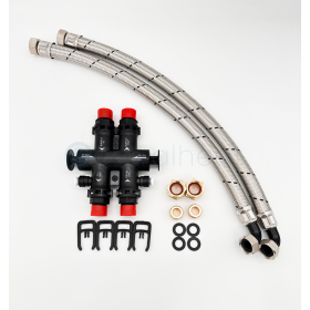 Water Softener Installation Rapid-Fit Bypass Kit Monarch Water + Hoses