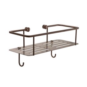 Just Taps Single Square Basket Brushed Bronze