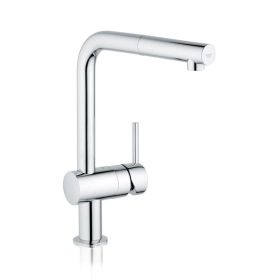 Grohe Minta Kitchen mixer Tap with Pull-out spray aerator Chrome