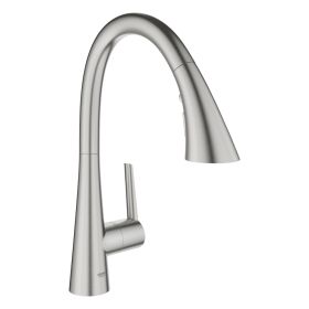 Grohe Zedra Kitchen mixer Tap with Pull-down spray SuperSteel