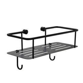 Just Taps Single Square Basket Matt Black