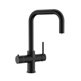 Wash Water 4in1 Square Neck Kitchen Tap - Matt Black - 2.4ltr Boiling Tank