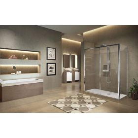 Novellini Lunes 2.0 2PH 2 Part Slider Shower Enclosure