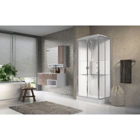 Novellini Media2.0 A100x70 Corner Entry Sliding Shower Enclosure