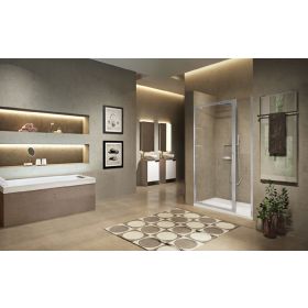 Novellini Lunes 2.0 G+F Pivot and Inline Shower Enclosure