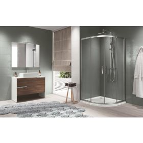 Novellini Zephyros R Double Door Quadrant Shower Enclosure