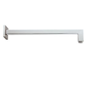 Just Taps Sam Square Wall Mounted Shower Arm 400mm-Chrome