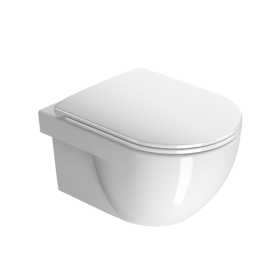 GSI Tono Pan Swirlflush 35x52cm Gloss White