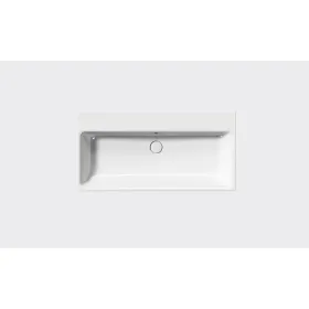 GSI Nubes 1000 x 500mm No Tap Hole Basin White