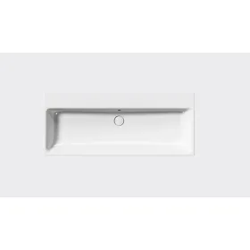 GSI Nubes 1200 x 500mm 1 Tap Hole Basin White