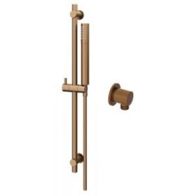 Abacus Riser Rail Kit - Round Outlet Brushed Bronze