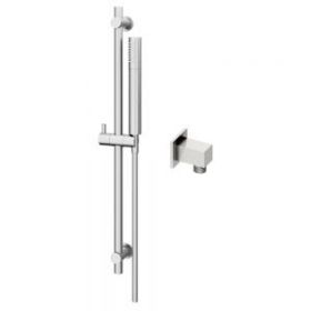 Abacus Riser Rail Kit - Square Outlet Chrome